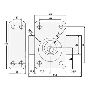 visuel3 Verrou à bouton 7740 avec cylindre Radialis