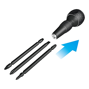 visuel4 Tournevis à frapper Ball Grip + 3 embouts double