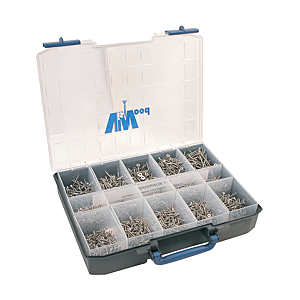 visuel1 Coffret de 2825 vis tête fraisée Pozidriv inox A2