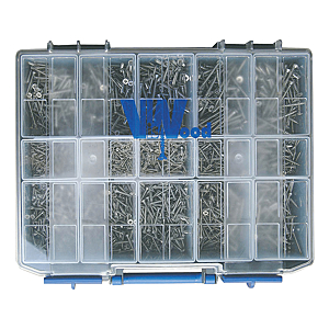 visuel2 Coffret de 2825 vis tête fraisée Pozidriv inox A2