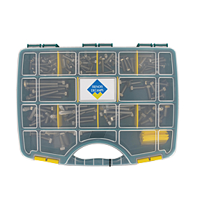 visuel1 Coffret 170 vis métaux tête hexagonale inox A2