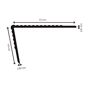 visuel3 Nez de marche anti-dérapant strié 604007N