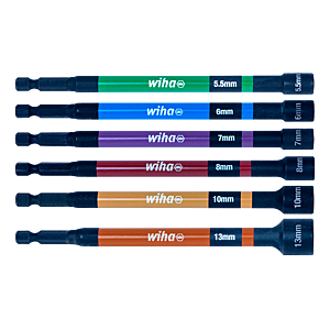 visuel1 Jeu de 6 douilles magnétiques colorées