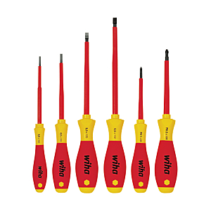 visuel1 Jeu de 6 tournevis Softfinish isolés 1000 V 