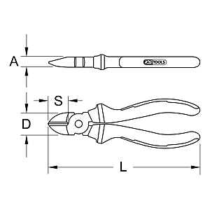 visuel3 Pince coupante diagonale isolée 1000 V