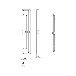visuel1 Cale pour verrou oscillo battant R7/8