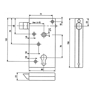 visuel2 Serrure en applique modèle PM 27197