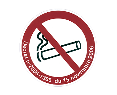 Disque interdiction de fumer photo du produit visuel_1 XL