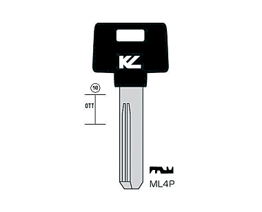 Ébauche de clé Mul T Lock photo du produit visuel_1 XL