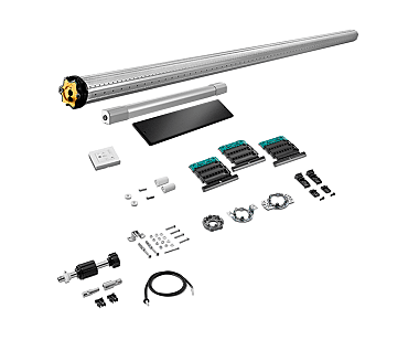 Kit de motorisation solaire RS100 Solar IO photo du produit visuel_1 XL