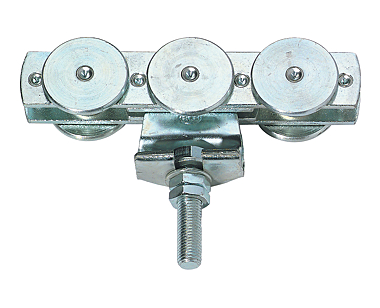 Roulette triple sur monture à bouton fixe photo du produit visuel_1 XL