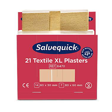 6 paquets de 21 pansements textiles XL photo du produit