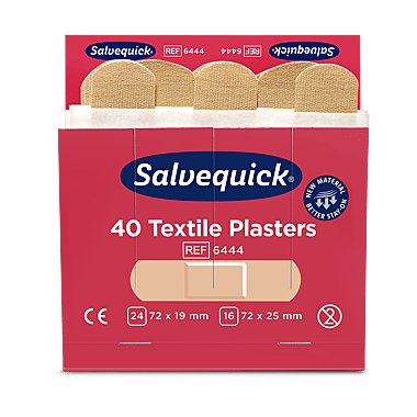 6 paquets de 40 pansements textiles Salvequick photo du produit