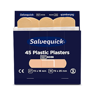 6 paquets de 45 pansements plastiques Salvequick photo du produit