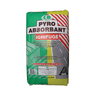 Absorbant végétal et ignifuge photo du produit