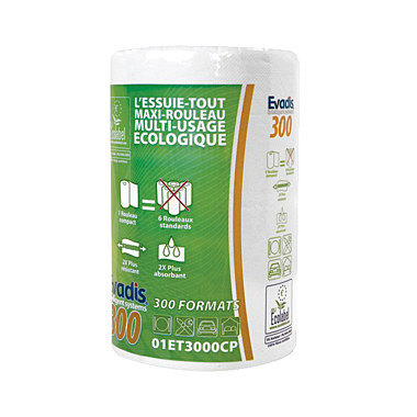 Bobines de papier essuie-tout 300 feuilles photo du produit visuel_1 XL