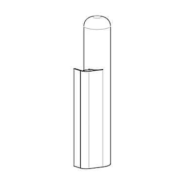 Cache douille contre-coudée avec frein - Cache pour ferrure d'oscillo ...