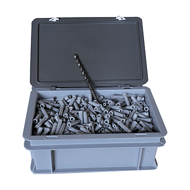 Coffret 2500 chevilles nylon à expansion SX photo du produit visuel_1 XL
