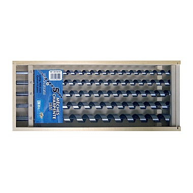 Coffret 5 mèches HSS à bois photo du produit visuel_1 XL