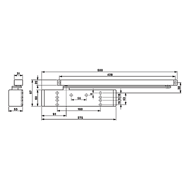 Ferme-porte TS 93 B photo du produit