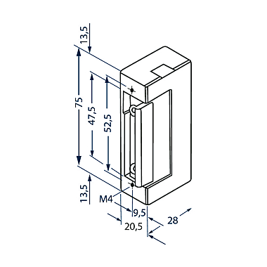 Gâche électrique SPE7 photo du produit