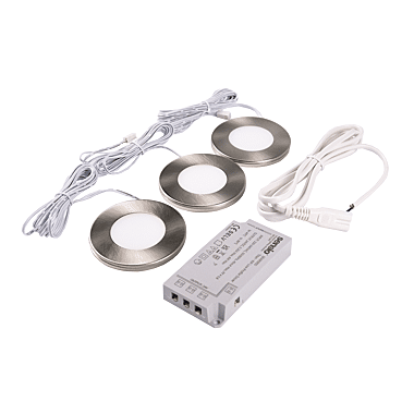 Kit 3 spots Apex TrioTone dimmable photo du produit visuel_1 XL