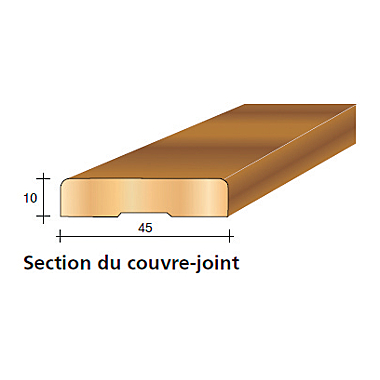 Kit couvre-joint d'huisserie plat photo du produit