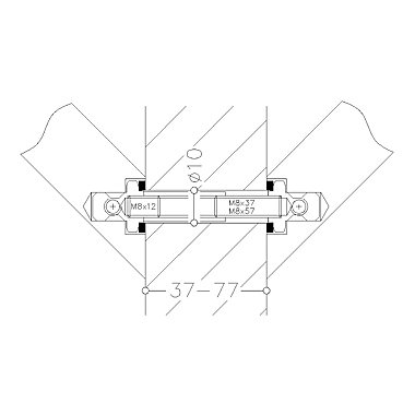 Kit de fixation pour bâton de maréchal STG 500 1500 photo du produit visuel_1 XL