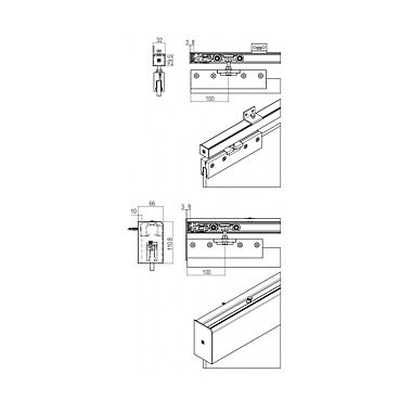 Kit garniture verre 0500 ABS photo du produit