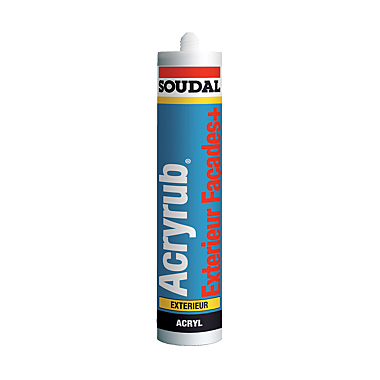 Mastic acrylique Acryrub Extérieur Façades+ photo du produit visuel_1 XL