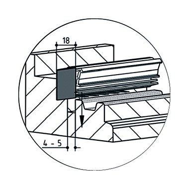 Paire de raccords pour joint VESU 22 photo du produit