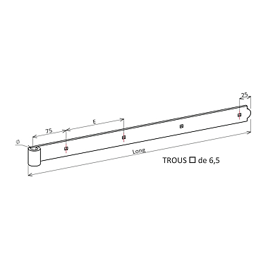 Penture droite 10B40C photo du produit