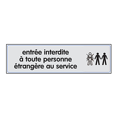 Plaque de signalisation Targaplex photo du produit