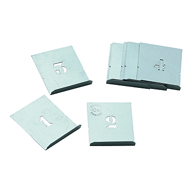 Pochoir chiffre forme capitale zinc photo du produit visuel_1 XL