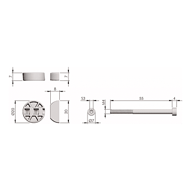 Raccord de plan de travail C010002 photo du produit visuel_1 XL