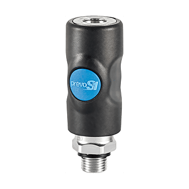 Raccord rapide sécurisé fileté mâle ISO B photo du produit visuel_1 XL