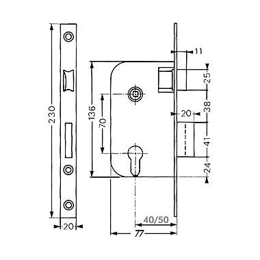 Lot De 3 Serrures JPM Multibat – Porte à Encastrer à Larder – Neuves