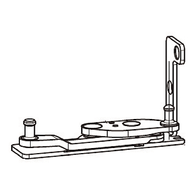 Support d'angle rotation basse UNI-JET SCF photo du produit