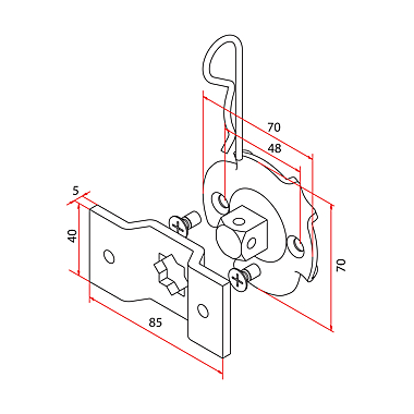 Support moteur TM58 photo du produit