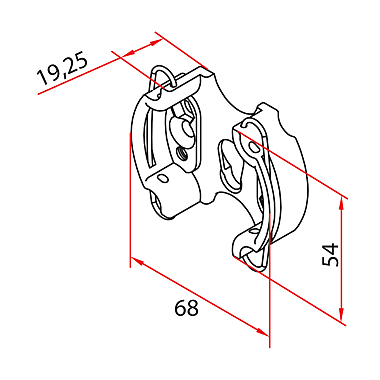 Support pour moteur renforcé TM45 photo du produit