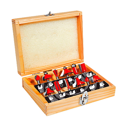 Coffret 12 fraises carbure photo du produit