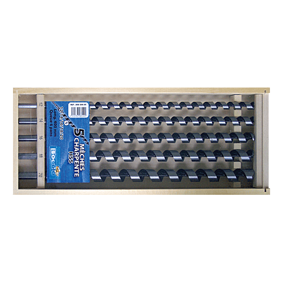 Coffret 5 mèches HSS à bois photo du produit