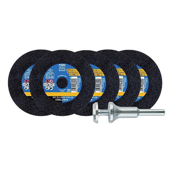 5 disques à tronçonner plat EHT avec 1 boulon de serrage photo du produit visuel_1 2XL