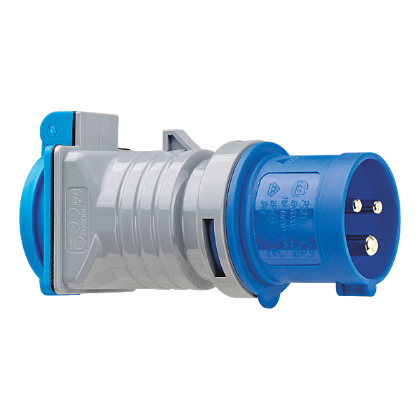 Adaptateur fiche CEE P17 vers prise française photo du produit visuel_1 2XL