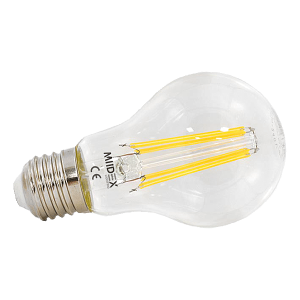 Ampoule poire LED à filament E27 A60 photo du produit visuel_1 2XL