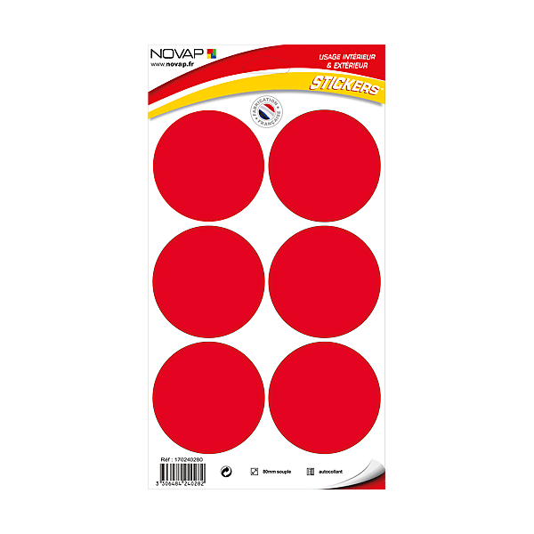 Autocollant de signalisation photo du produit visuel_1 2XL