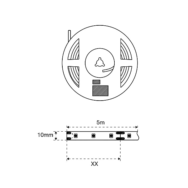Bande LED 24 V dimmable photo du produit visuel_1 2XL