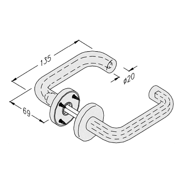 Béquille double ZD 94 F photo du produit visuel_1 2XL