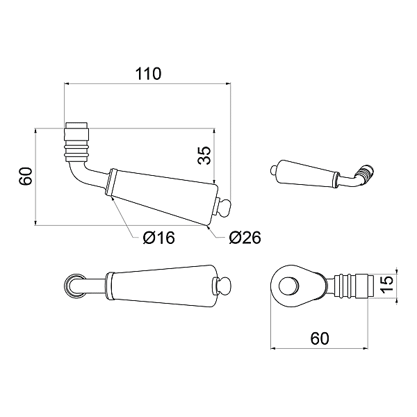 Béquille simple porcelaine photo du produit visuel_1 2XL