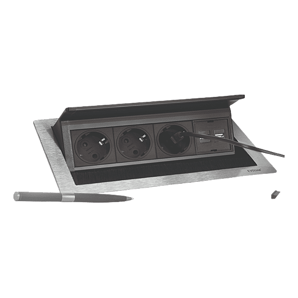 Bloc prise rectangulaire avec joint caoutchouc photo du produit visuel_1 2XL